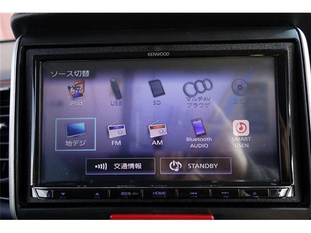 メモリーナビが付いています。地デジ/Bluetooth/CD/DVD