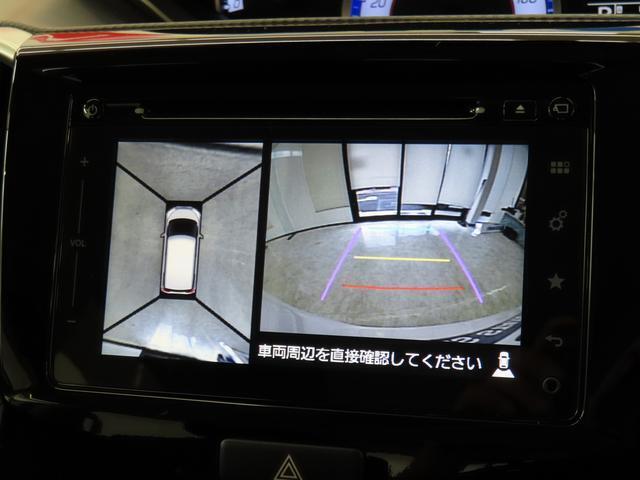 全方位カメラ付きナビです。車庫入れも安心です。