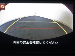 車庫入れなどでバックする際に後方確認ができて便利です。駐車時の頼もしい味方です！