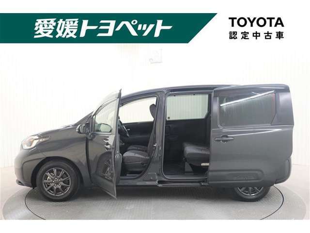 広い開口部＆低い床で乗り降りラクラク♪