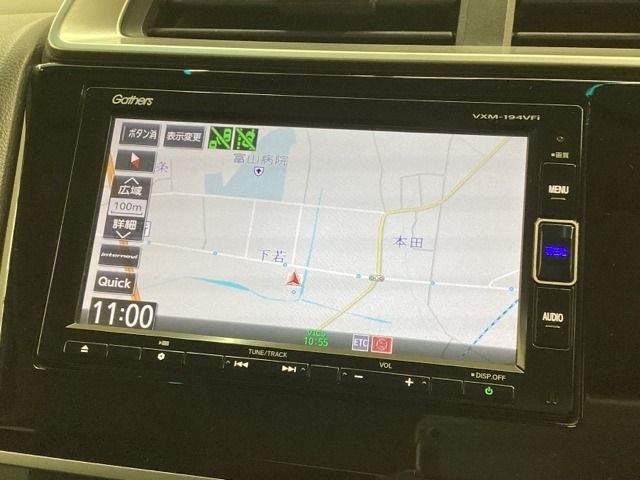 ギャザズナビ搭載です。知らない道も安心ですね！