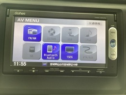 ナビゲーションはワンセグTV対応のGathers純正メモリーナビを搭載しています。Bluetoothオーディオ機能がありますので、スマートフォンなどの音楽も再生できます。