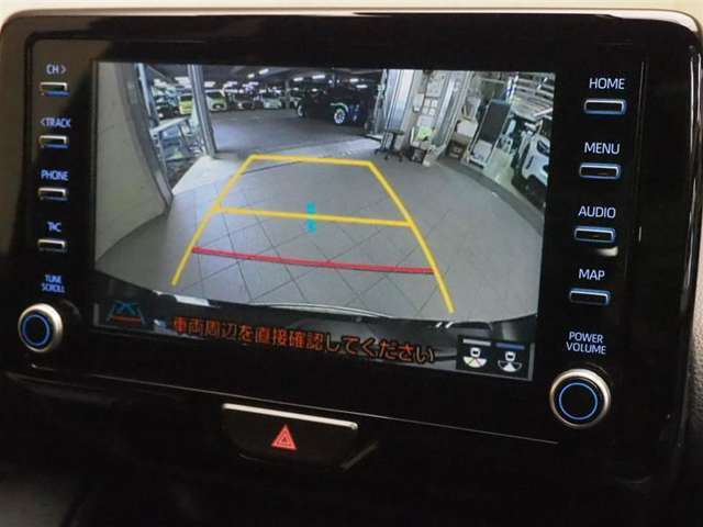 バックガイドモニターで、後方を確認しながら安心して駐車することができます。運転初心者も熟練者も必須の機能ですよ！