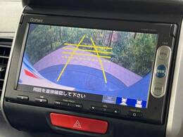 【バックカメラ】駐車時に後方がリアルタイム映像で確認できます。大型商業施設や立体駐車場での駐車時や、夜間のバック時に大活躍！運転スキルに関わらず、今や必須となった装備のひとつです！