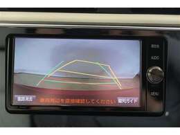 【バックガイドモニター】車庫入れの時に何かに接触しないかとヒヤヒヤしたことはありませんか？バックモニターがあればそのような不安はなくなります♪ガイド線付きで分かりやすく、夜間でもよく見えます！
