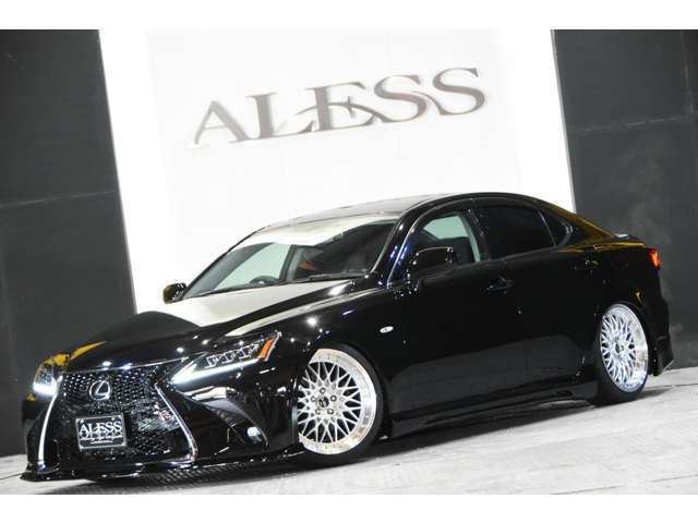 ★LEXUS　IS250★バージョンL★黒革シート★現行ルックカスタム車両★TEIN車高調★3眼LEDヘッド★LEDファイバーテール★