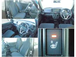 座りやすい運転席で運転に集中できる車内になっています！運転席にはシートヒーター完備！
