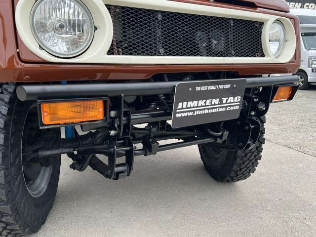 新品！タック製スチールフロントバンパー！アプローチアングルがアップし、しかもカッコいい～