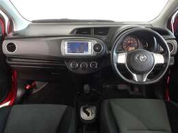 視界良好、操作しやすい運転席です。