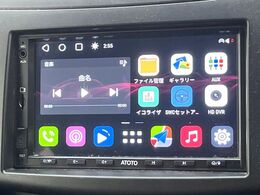 【ディスプレイオーディオ】お持ちのスマホやMP3プレイヤーとの無線接続で音楽再生が可能！コードで繋ぐわずらわしさも無く、手軽にお気に入りの音楽を楽しめます。
