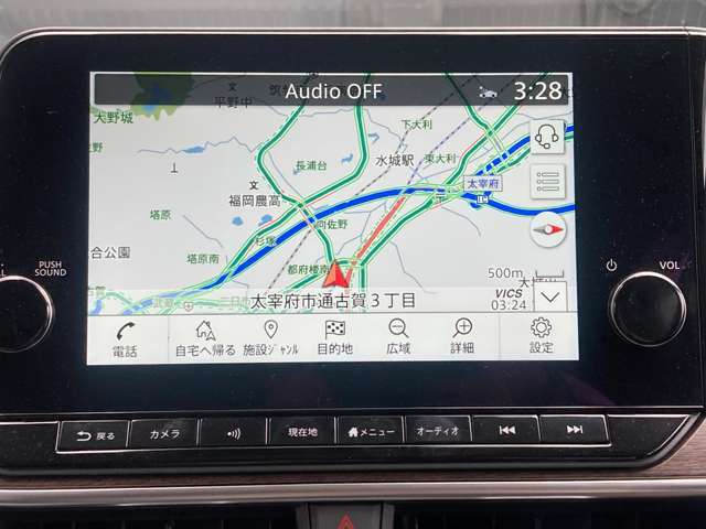 ナビ付きですので知らない場所にお出かけの際には道に迷うことなく目的地に到着できるので非常に活躍します。