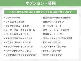 オプション多数装備！オプションの詳細はスタッフまでお気軽にお問い合わせください！