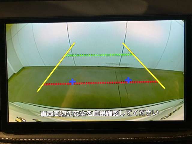 【バックビューモニター】目視もお忘れなく！