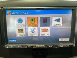 ナビ付きです。目的地を設定すれば、初めての場所でも簡単に行くことが出来ます。(音楽だって聴けちゃいます。)今や欠かせないアイテムですね。カーナビと共に楽しいカーライフを送ってください。