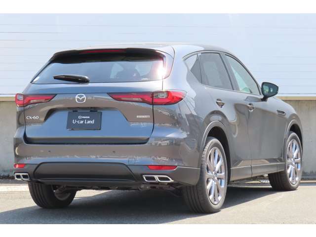 ☆試乗車　禁煙車　マシーングレープレミアムメタリックのCX-60☆