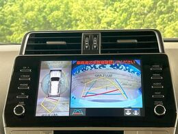 【パノラミックビューモニター】専用のカメラにより、上から見下ろしたような視点で360度クルマの周囲を確認することができます☆死角部分も確認しやすく、狭い場所での切り返しや駐車もスムーズに行えます。