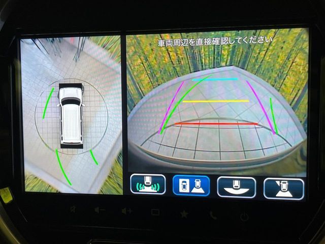 【全方位モニター用カメラ】専用のカメラにより、上から見下ろしたような視点で360度クルマの周囲を確認することができます☆死角部分も確認しやすく、狭い場所での切り返しや駐車もスムーズに行えます。