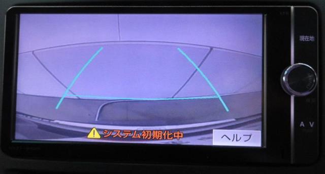 苦手なバックをサポートするバックモニター。