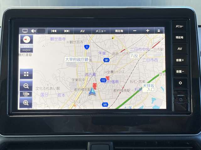 ナビ付きですので知らない場所にお出かけの際には道に迷うことなく目的地に到着できるので非常に活躍します。