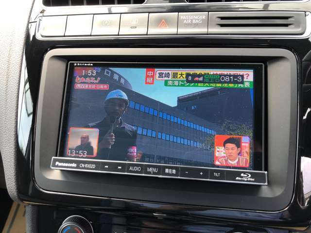 ☆フルセグTV☆　ご自宅で視聴されるTV同様、くっきりしっかり視聴できます♪