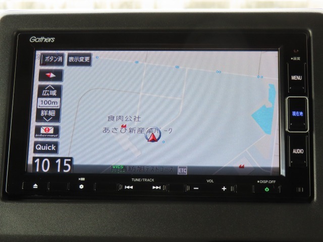 【 ホンダ純正ギャザズ・VXM-214VFi 】ホンダ純正の7インチメモリーナビが装備されています。