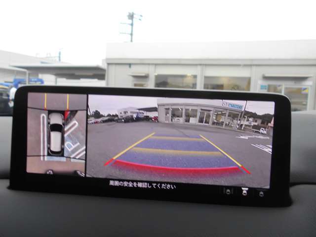360℃ビューカメラ付きです。