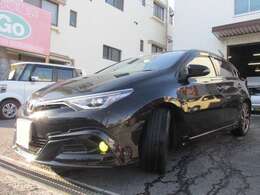 モデリスタフロントエアロ　純正17インチアルミホイール