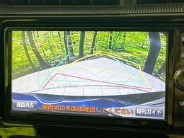 【バックカメラ】駐車時に後方がリアルタイム映像で確認できます。大型商業施設や立体駐車場での駐車時や、夜間のバック時に大活躍！運転スキルに関わらず、今や必須となった装備のひとつです！