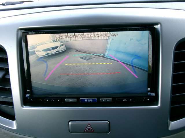 バックモニター完備ですので狭い駐車場などで大変便利です♪