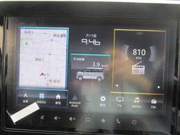 9インチの大画面メモリーナビ搭載！テレビはフルセグでDVDもご覧いただけます！