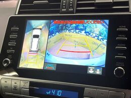 【パノラミックビューモニター】専用のカメラにより、上から見下ろしたような視点で360度クルマの周囲を確認することができます☆死角部分も確認しやすく、狭い場所での切り返しや駐車もスムーズに行えます。