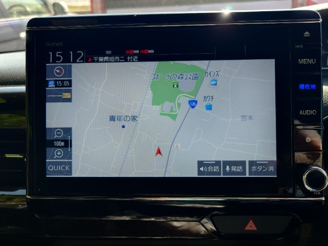 【 ホンダ純正ギャザズ・VXU-207NBi】ホンダ純正の9インチメモリーナビが装備されています。