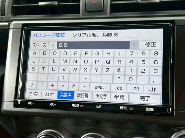 純正ナビが装備されております。
