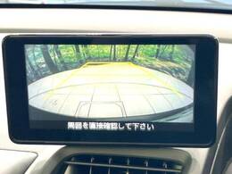【バックカメラ】駐車時に後方がリアルタイム映像で確認できます。大型商業施設や立体駐車場での駐車時や、夜間のバック時に大活躍！運転スキルに関わらず、今や必須となった装備のひとつです！