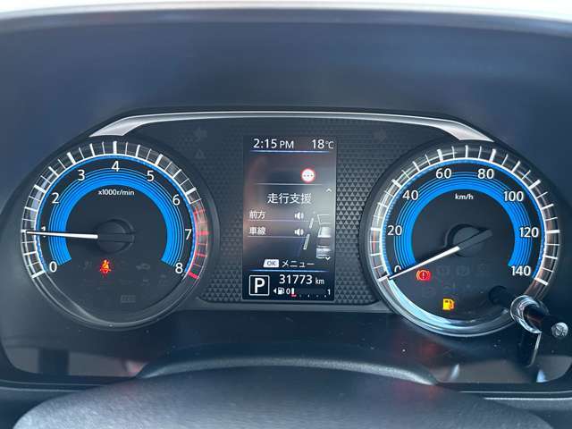 メーターも見やすくてグッド！