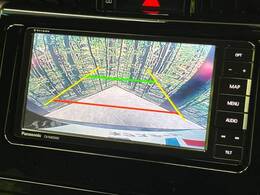 【バックカメラ】駐車時に後方がリアルタイム映像で確認できます。大型商業施設や立体駐車場での駐車時や、夜間のバック時に大活躍！運転スキルに関わらず、今や必須となった装備のひとつです！