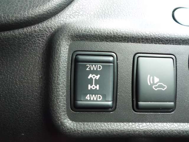 切替式の4WDで賢く使えます！