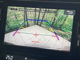 【バックカメラ】駐車時に後方がリアルタイム映像で確認できます。大型商業施設や立体駐車場での駐車時や、夜間のバック時に大活躍！運転スキルに関わらず、今や必須となった装備のひとつです！