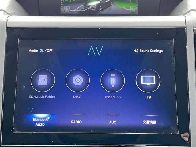 「AVソース」　フルセグTVやDVDビデオなど様々なメディアがご利用できます♪　※別途配線キットが必要な場合がございます。詳しくはスタッフまでお問合せください。