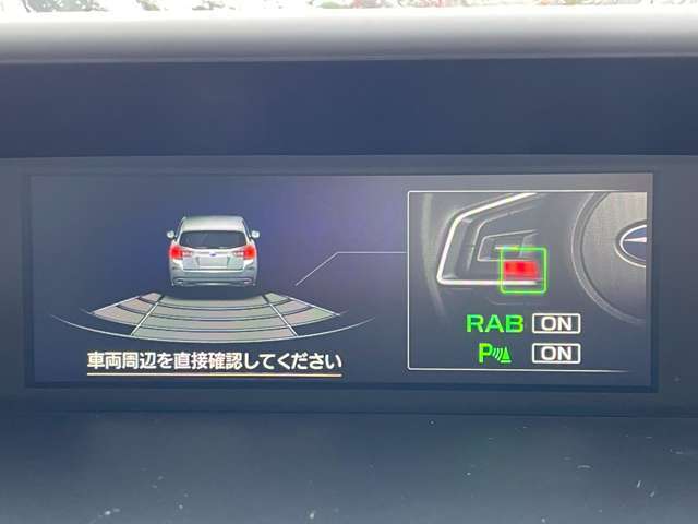 「コーナーセンサー」　車の周りにぶつかりそうなものがあると知らせてくれます♪