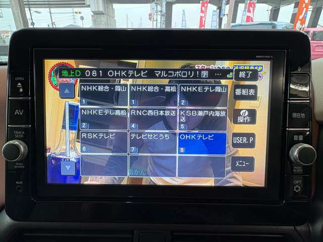フルセグTVです・走行中もTV映ります
