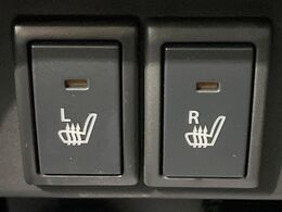 【シートヒーター】寒い日に重宝するシートヒーター！エアコンより早く温まってくれるので寒がりの人も安心ですね♪エアコンの温風は乾燥するから苦手、という方にもをおすすめです。