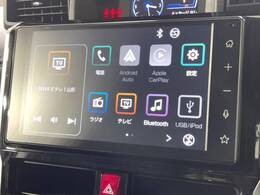 【ディスプレイオーディオ】お持ちのスマートフォンと連携して、ナビやbluetoothでの音楽再生が可能です♪デザインはもちろん操作性も良好！別途ナビ機能の取付けも可能です♪