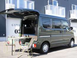 Bambooオリジナル軽キャンピングカー　Bamboo　Lightです。Lightタイプながらも100V電源　ミニシンク　断熱処理まで快適に車中泊をお楽しみいただけます