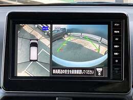 アラウンドビューモニター☆全方向見えるので駐車が苦手な方も安心です。