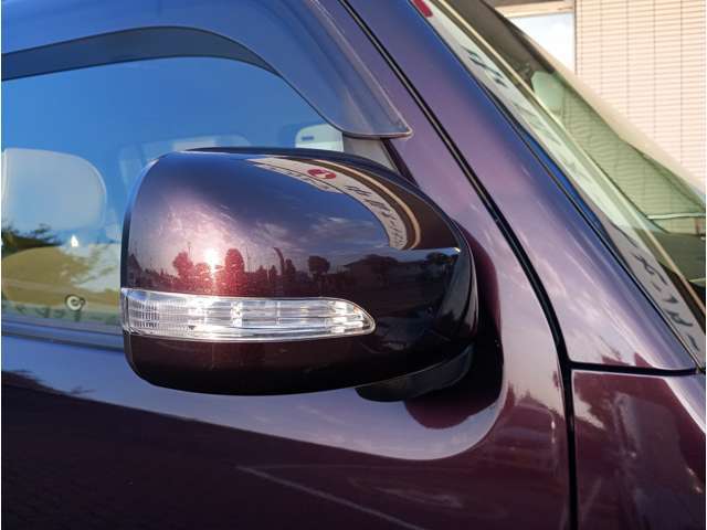 ウインカー付きドアミラー♪ただ単純に他の車に対しての安全性だけでなく、高級感を演出します！