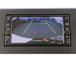 バック連動のモニターを装備☆シフトレバーをバックに入れるとモニターに表示■後方視界は良好で車庫入れをしっかりサポートします。