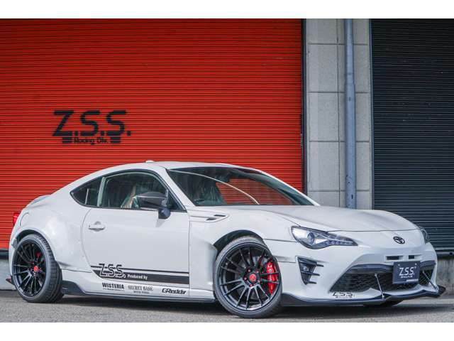 ZN6、86後期にてZ.S.S.デモカー完成致しました！！フルエアロ、新品にてZ.S.S.Dampers、スタビライザー前後、タイヤホイール、ZSSマフラー装着しております！！