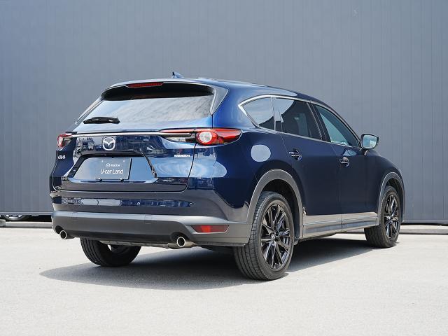 北米仕様の3列シートSUV「CX-9」を日本国内向けにリサイズすることで、重量に負けない強靭なボディの多人数SUVが誕生しました。