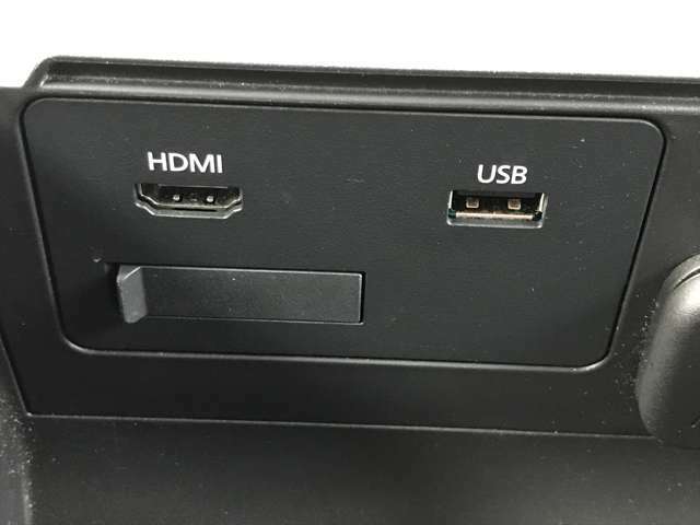 電源ソケットとHDMI端子